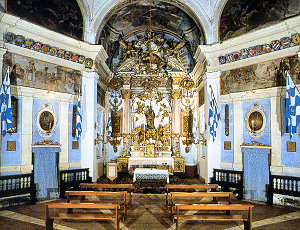 Interno dell'Oratorio della Contrada