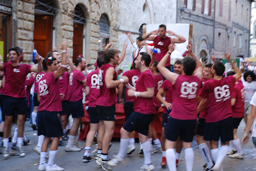 Corteo della Vittoria della Nobile Contrada dell'Oca.