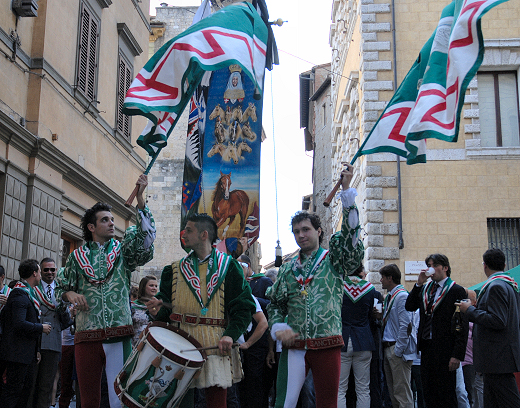 Corteo della Vittoria della Nobile Contrada dell'Oca.